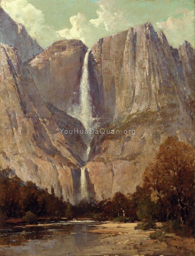 Bridle Veil Fall Yosemite - 托马斯·希尔
